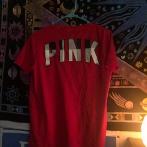 Pink short sleeve tee